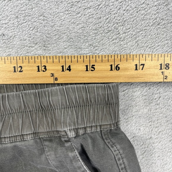 Standard James Perse Cropped Pants Womens 2 Green Drawstring Tapered Leg - Picture 7 of 11